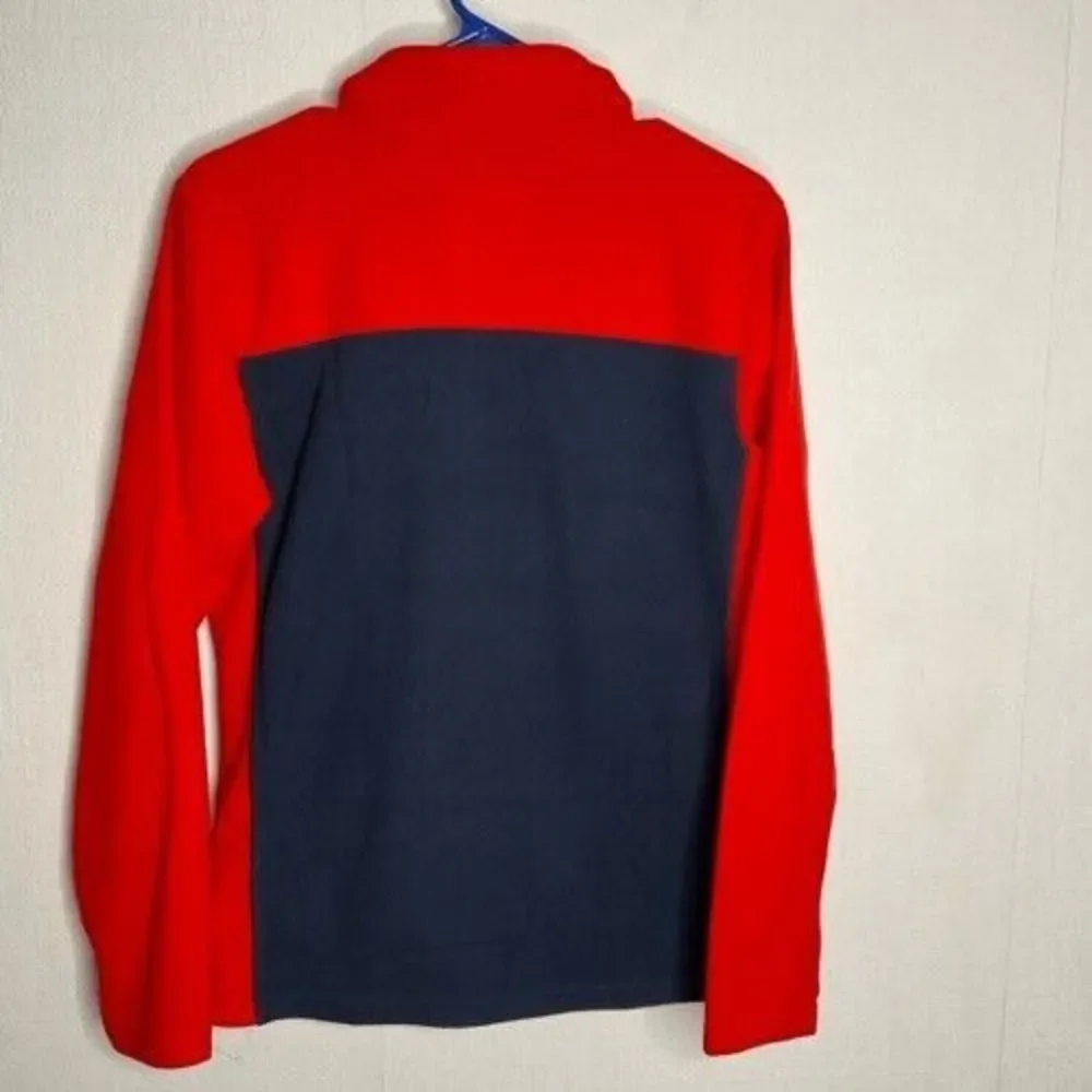 The North Face Full Zip Fleece Jacket Coat‎ Boys Men Size XL(18/20) Red/Blue